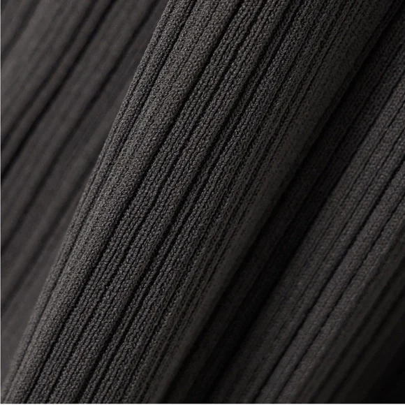 Toteme ribbed knit maxi in gray size XL - Picture 3 of 5